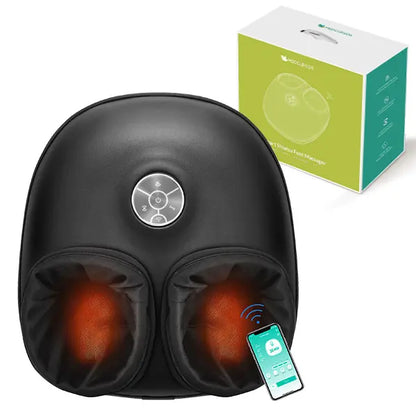 Thermal Foot Massager with Deep Kneading, Air Compression & Foot Rollers