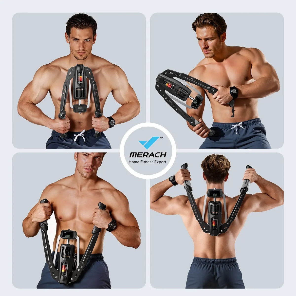 Adjustable Hydraulic Arm Trainer | 22-440lbs Foldable