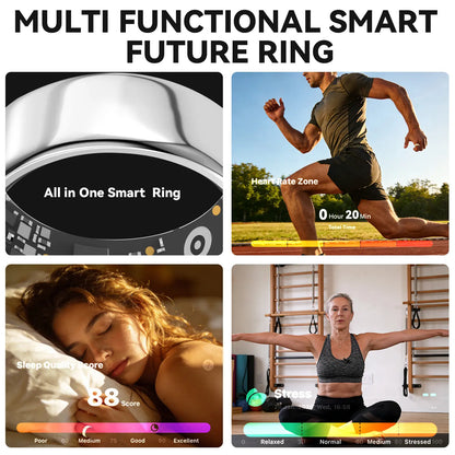 Smart Ring ,No Subscription Fees Health Tracker for Outdoor Sports