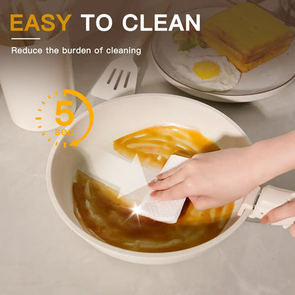 20pcs Non-Stick Pots and Pans Set with Detachable Handle