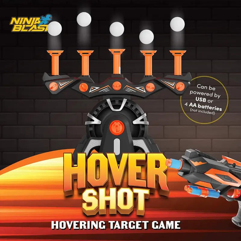 Hover Shot Shooting Toy for Kids--Gun, Targets & Darts